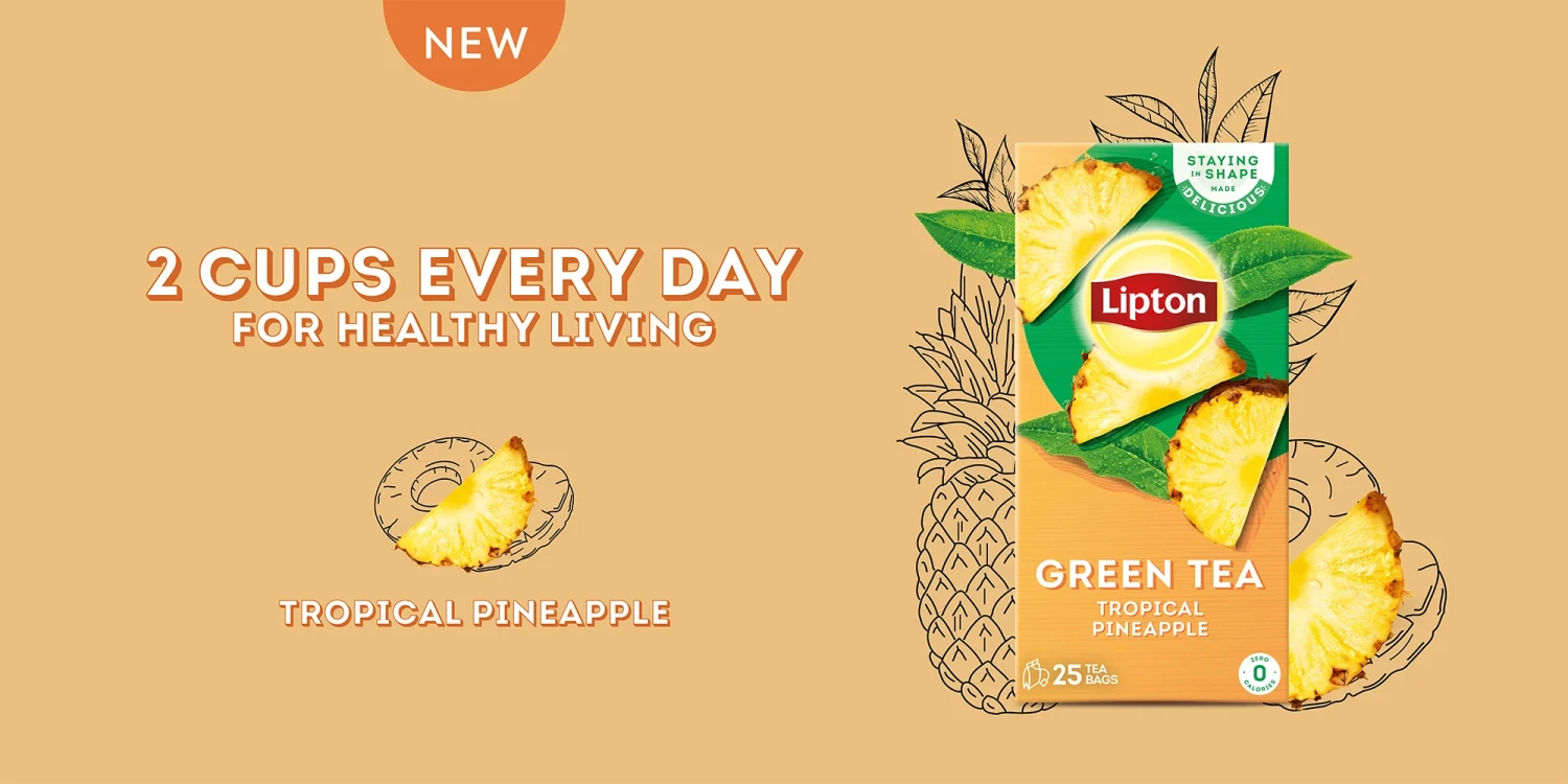 Lipton Green Tea Tropical Pineapple
