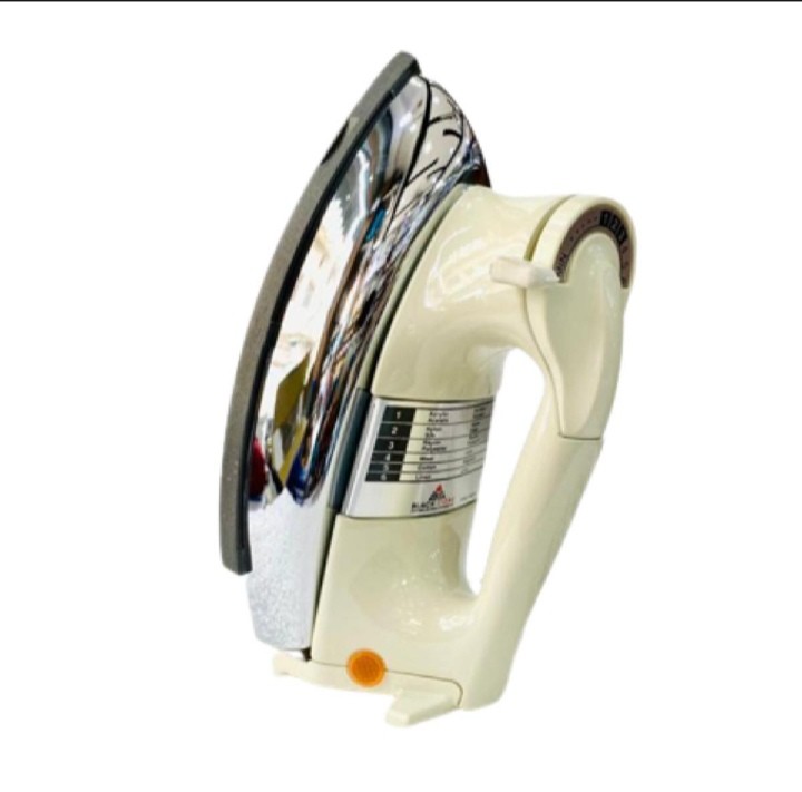 Black Stone Deluxe Dry Iron - One Year Warranty - Heavy Duty / laundry iron