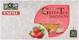 Tapal Strawberry Bliss Green Tea Bags